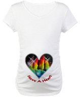 Have a Heart Maternity T shirt