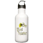 Bee Lives Matter water bottle